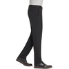 image:imageVan Heusen Mens Essential Slim Fit Flat Front Dress Pant Stretch Fabric amp Waistband Machine WashableBlack Noir