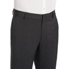 image:imageVan Heusen Mens Essential Slim Fit Flat Front Dress Pant Stretch Fabric amp Waistband Machine WashableHigh Rise Grey