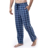 image:imageVan Heusen Mens Flannel Fleece Sleep PantNavy Plaid