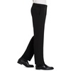 image:imageVan Heusen Mens Flex Flat Front Straight Fit PantBlack  Soft Lux