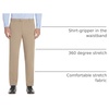 image:imageVan Heusen Mens Flex Flat Front Straight Fit PantKhaki