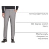 image:imageVan Heusen Mens Flex Flat Front Straight Fit PantSilver Grey