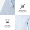 image:imageVan Heusen Mens Herringbone Regular Fit Solid Spread Collar Dress ShirtKhaki