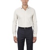 image:imageVan Heusen Mens Herringbone Regular Fit Solid Spread Collar Dress ShirtKhaki