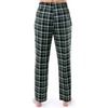image:imageVan Heusen Mens Jersey Knit Sleep PantGreen Plaid