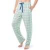 image:imageVan Heusen Mens Jersey Knit Sleep PantLight Green Plaid