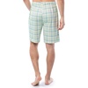 image:imageVan Heusen Mens Jersey Knit Sleep ShortsLight Green Plaid