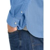 image:imageVan Heusen Mens NoIron Long Sleeve Button Down Shirt Comfortable Stretch FabricBel Air Blue Check
