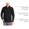 image:imageVan Heusen Mens NoIron Long Sleeve Button Down Shirt Comfortable Stretch FabricBlack