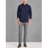 image:imageVan Heusen Mens NoIron Long Sleeve Button Down Shirt Comfortable Stretch FabricBlack Iris