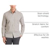 image:imageVan Heusen Mens NoIron Long Sleeve Button Down Shirt Comfortable Stretch FabricChinchilla
