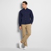 image:imageVan Heusen Mens NoIron Long Sleeve Button Down Shirt Comfortable Stretch FabricNavy  Slim Fit