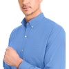 image:imageVan Heusen Mens NoIron Long Sleeve Button Down Shirt Comfortable Stretch FabricRiviera Blue
