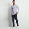 image:imageVan Heusen Mens Originals Long Sleeve Button Down Shirt Slim Fit Regular Length Comfortable Stretch FabricStriped Dot Denim