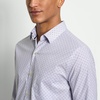 image:imageVan Heusen Mens Originals Long Sleeve Button Down Shirt Slim Fit Regular Length Comfortable Stretch FabricStriped Dot Denim