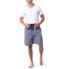 image:imageVan Heusen Mens PolyRayon Twill Sleep Pajama ShortNavyPink Check