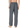 image:imageVan Heusen Mens Polyrayon Yarndye Woven Sleep Pajama PantBlackBlue Plaid