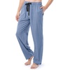 image:imageVan Heusen Mens Polyrayon Yarndye Woven Sleep Pajama PantBlue Stripe