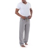 image:imageVan Heusen Mens Polyrayon Yarndye Woven Sleep Pajama PantGrey