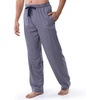 image:imageVan Heusen Mens Polyrayon Yarndye Woven Sleep Pajama PantNavyPink Check