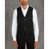 image:imageVan Heusen Mens Regular Fit Suit SeparatesJet Black
