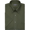 image:imageVan Heusen Mens Short Sleeve Dress Shirt Regular Fit Oxford SolidDark Green