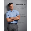 image:imageVan Heusen Mens Short Sleeve Dress Shirt Regular Fit Oxford SolidEnglish Blue