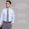 image:imageVan Heusen Mens Short Sleeve Dress Shirt Regular Fit Oxford SolidGreystone