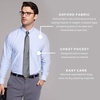 image:imageVan Heusen Mens Short Sleeve Dress Shirt Regular Fit Oxford SolidWhiteBlue