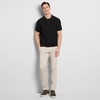 image:imageVan Heusen Mens Short Sleeve Temp Control Polo Sweater Shirt Regular Fit Button amp Snap Closure Cooling FabricBlack