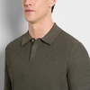 image:imageVan Heusen Mens Short Sleeve Temp Control Polo Sweater Shirt Regular Fit Button amp Snap Closure Cooling FabricCargo Khaki