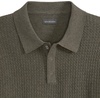 image:imageVan Heusen Mens Short Sleeve Temp Control Polo Sweater Shirt Regular Fit Button amp Snap Closure Cooling FabricCargo Khaki