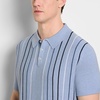 image:imageVan Heusen Mens Short Sleeve Temp Control Polo Sweater Shirt Regular Fit Button amp Snap Closure Cooling FabricGlacier Ice