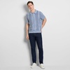 image:imageVan Heusen Mens Short Sleeve Temp Control Polo Sweater Shirt Regular Fit Button amp Snap Closure Cooling FabricGlacier Ice