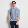 image:imageVan Heusen Mens Short Sleeve Temp Control Polo Sweater Shirt Regular Fit Button amp Snap Closure Cooling FabricGlacier Ice