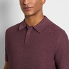 image:imageVan Heusen Mens Short Sleeve Temp Control Polo Sweater Shirt Regular Fit Button amp Snap Closure Cooling FabricPort Red