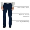 image:imageVan Heusen Mens Slim Fit Flex 4Way Stretch Tech PantBusiness Casual PantsNavy Blazer