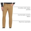 image:imageVan Heusen Mens Slim Fit Flex Super Soft Tech PantBusiness Casual PantsCognac