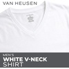 image:imageVan Heusen Mens Soft UndershirtWhite  Vneck