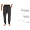 image:imageVan Heusen Mens Space Dye Knit Sleep JoggerDark Grey