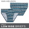 image:imageVan Heusen Mens Underwear Briefs  5 Pack Stretch Athletic Low Rise PouchTurquoise BlueBlackGreyPrintCharcoal