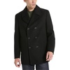 image:imageVan Heusen Mens Van Heusen Mens Tatton Classic Double Breasted PeacoatBlack