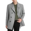 image:imageVan Heusen Mens Van Heusen Mens Tatton Classic Double Breasted PeacoatGrey