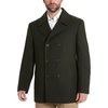 image:imageVan Heusen Mens Van Heusen Mens Tatton Classic Double Breasted PeacoatOlive