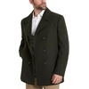 image:imageVan Heusen Mens Van Heusen Mens Tatton Classic Double Breasted PeacoatOlive