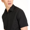 image:imageVan Heusen Mens Wrinkle Free Short Sleeve Button Down Check ShirtBlack  Solid