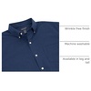 image:imageVan Heusen Mens Wrinkle Free Short Sleeve Button Down Check ShirtCarbon Blue