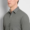 image:imageVan Heusen Mens Wrinkle Free Short Sleeve Button Down Check ShirtDusty Olive