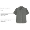 image:imageVan Heusen Mens Wrinkle Free Short Sleeve Button Down Check ShirtDusty Olive