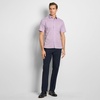 image:imageVan Heusen Mens Wrinkle Free Short Sleeve Button Down Check ShirtLavendula  Solid